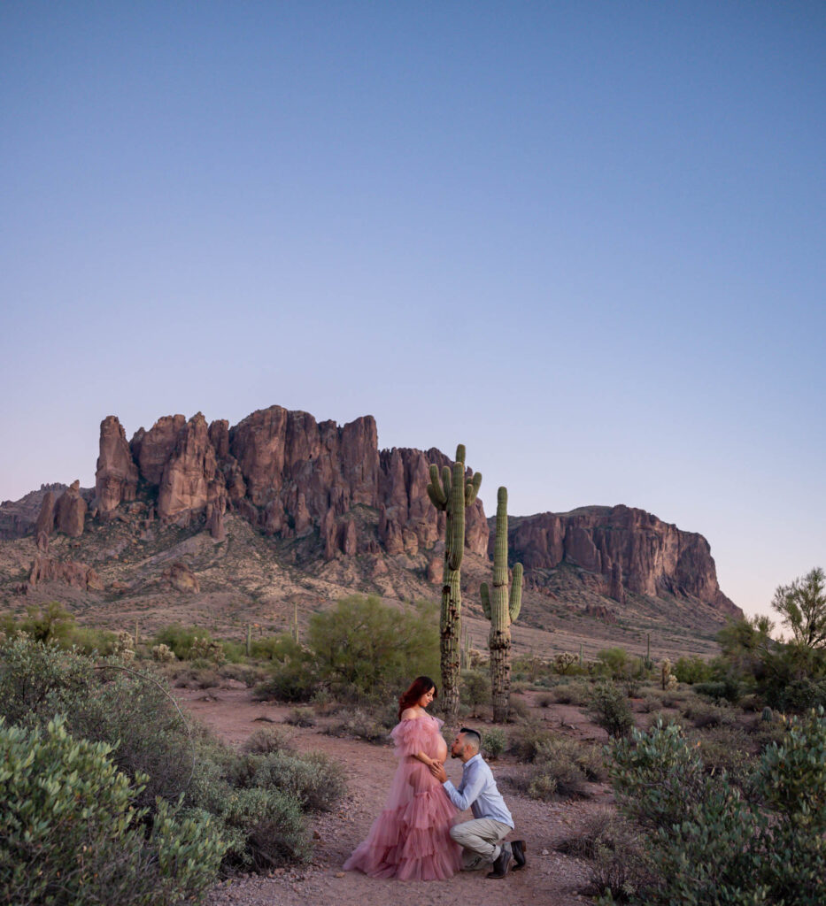Arizona Portrait Photographer in Lost Dutchman Supersition Mountains 