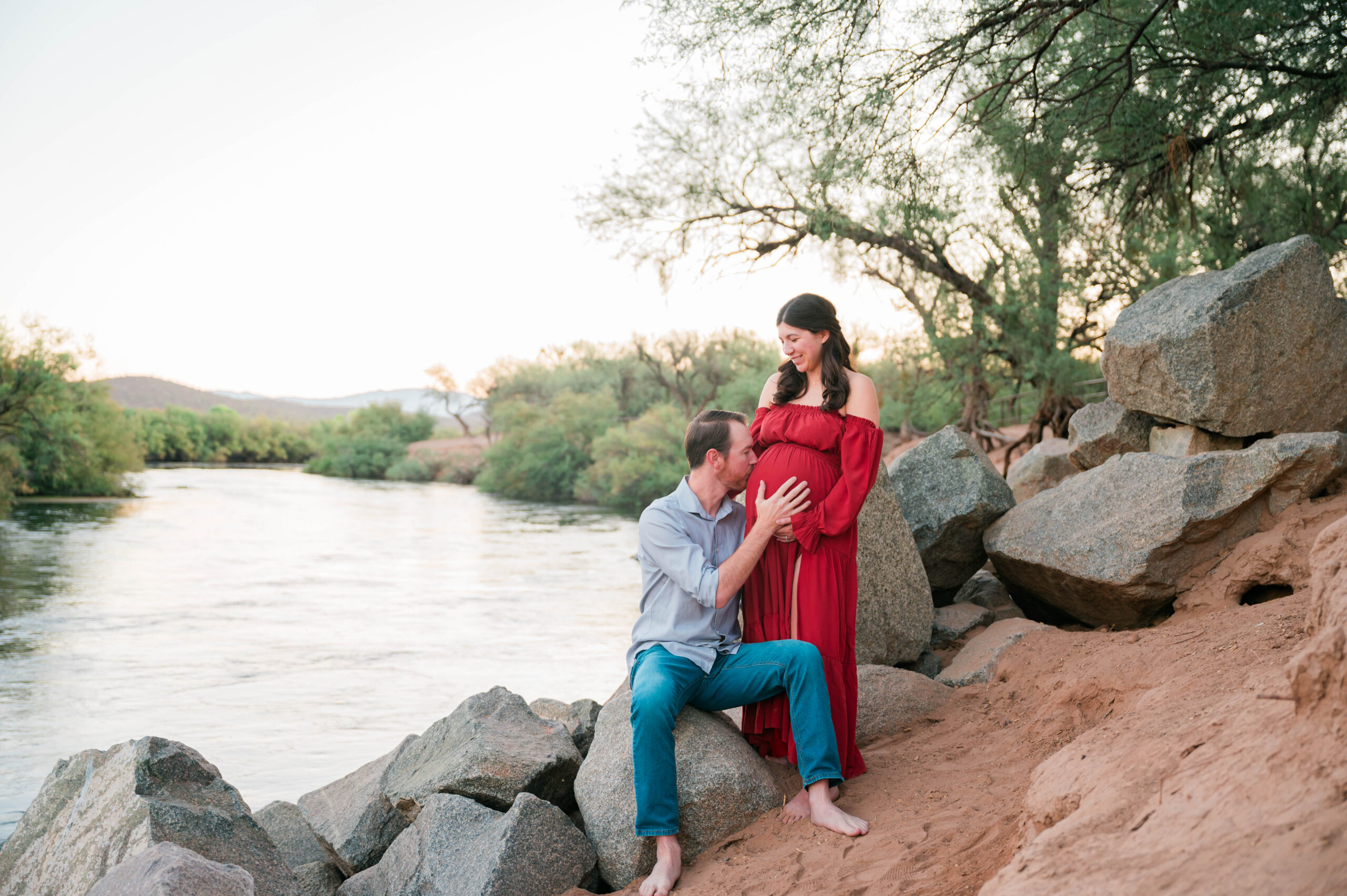 Coon Bluff Maternity Session
